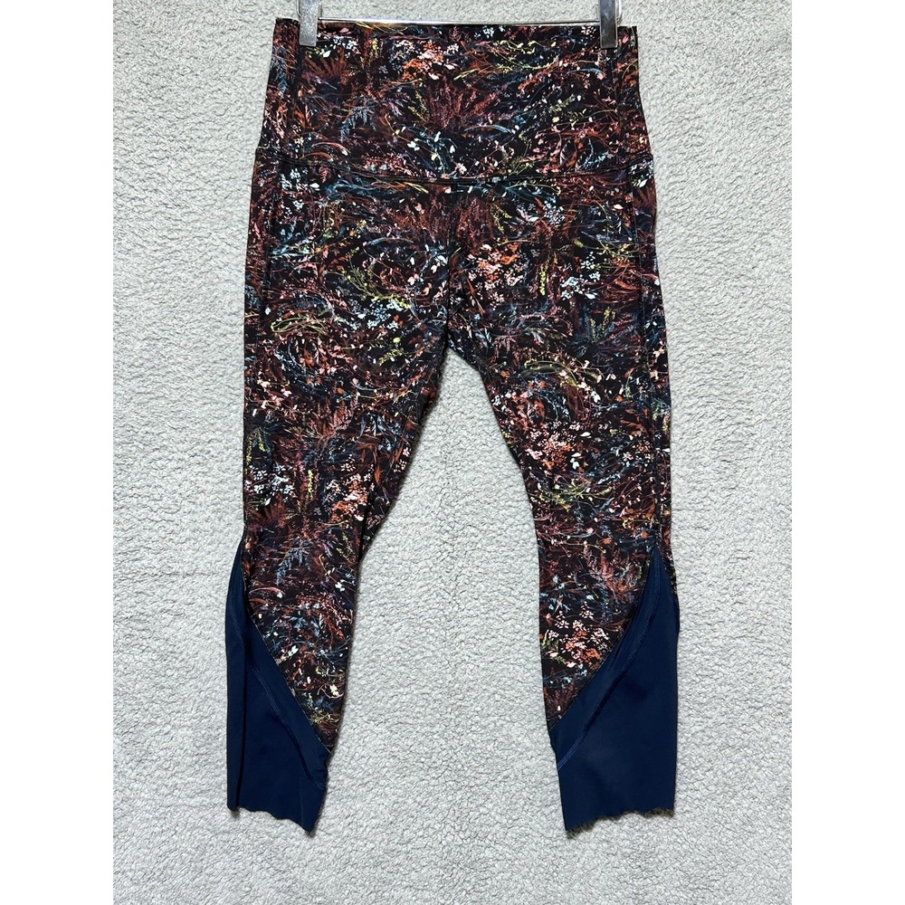 Lululemon Womens Invigorate High Rise Tight Foliage Flower Size 5 30X32